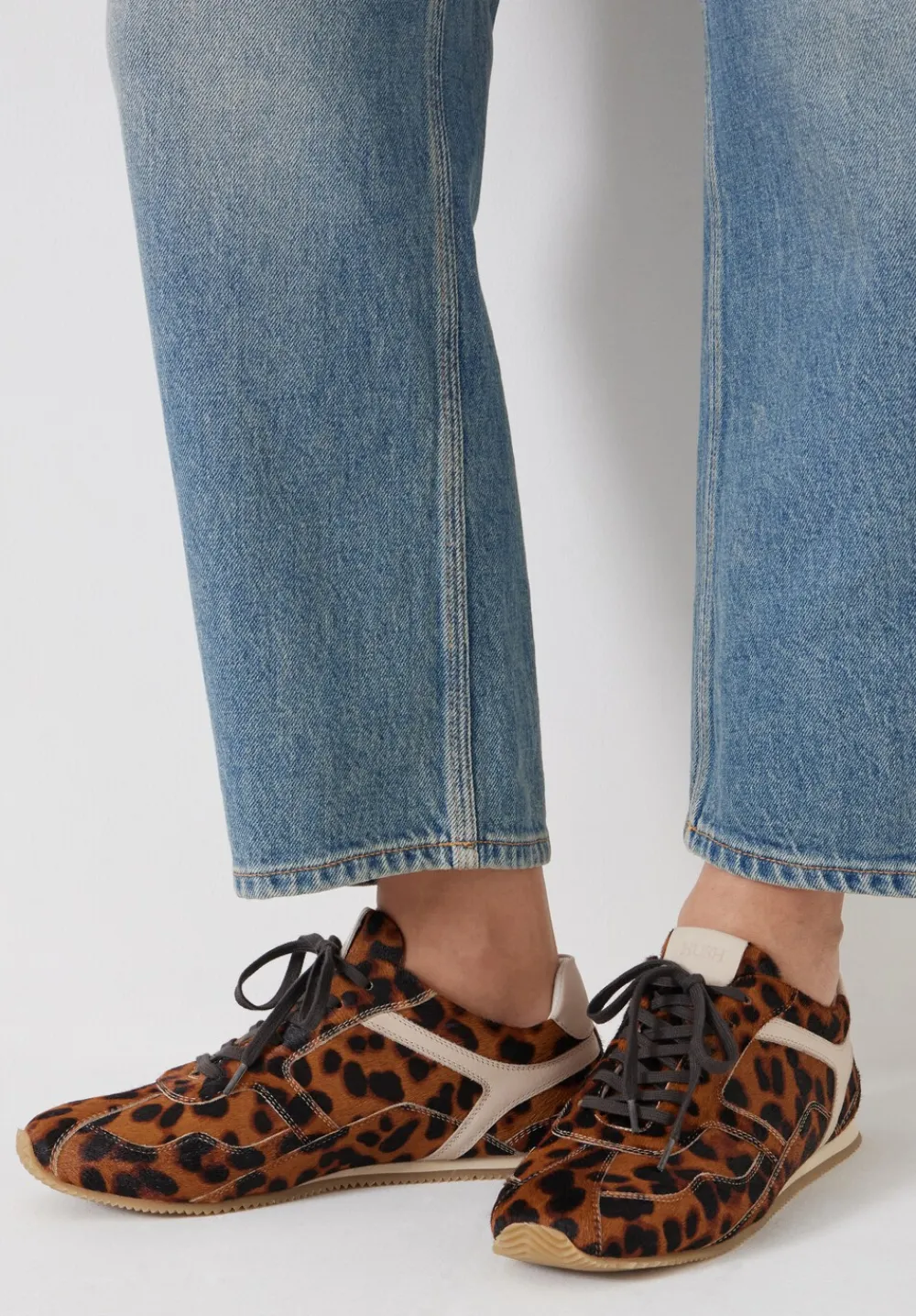 hush Trainers|Hair On Leather Trainers Leopard