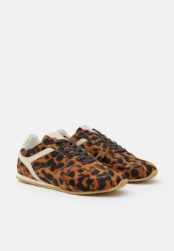 hush Trainers|Hair On Leather Trainers Leopard