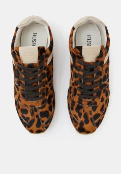 hush Trainers|Hair On Leather Trainers Leopard