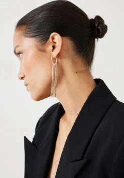 hush Jewellery|Lilou Fringe Earrings Gold