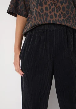hush Joggers & Leggings|Trousers|Liza Cord Joggers Black
