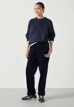 hush Joggers & Leggings|Trousers|Liza Cord Joggers Navy