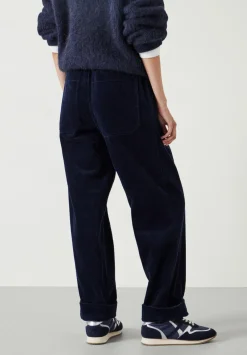 hush Joggers & Leggings|Trousers|Liza Cord Joggers Navy