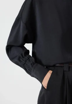 hush Shirts & Blouses|Tops & T-Shirts|Long Sleeve Cowl Neck Top Black