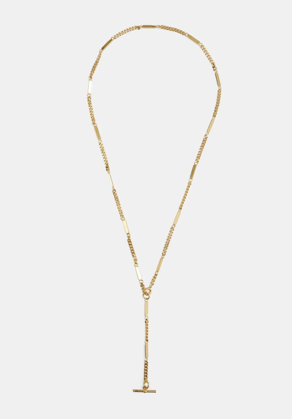 hush Jewellery|Louie Lariat Chain Necklace Gold