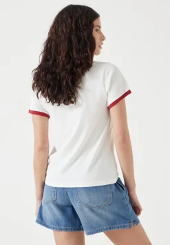 hush Tops & T-Shirts|Love All Graphic T-Shirt White