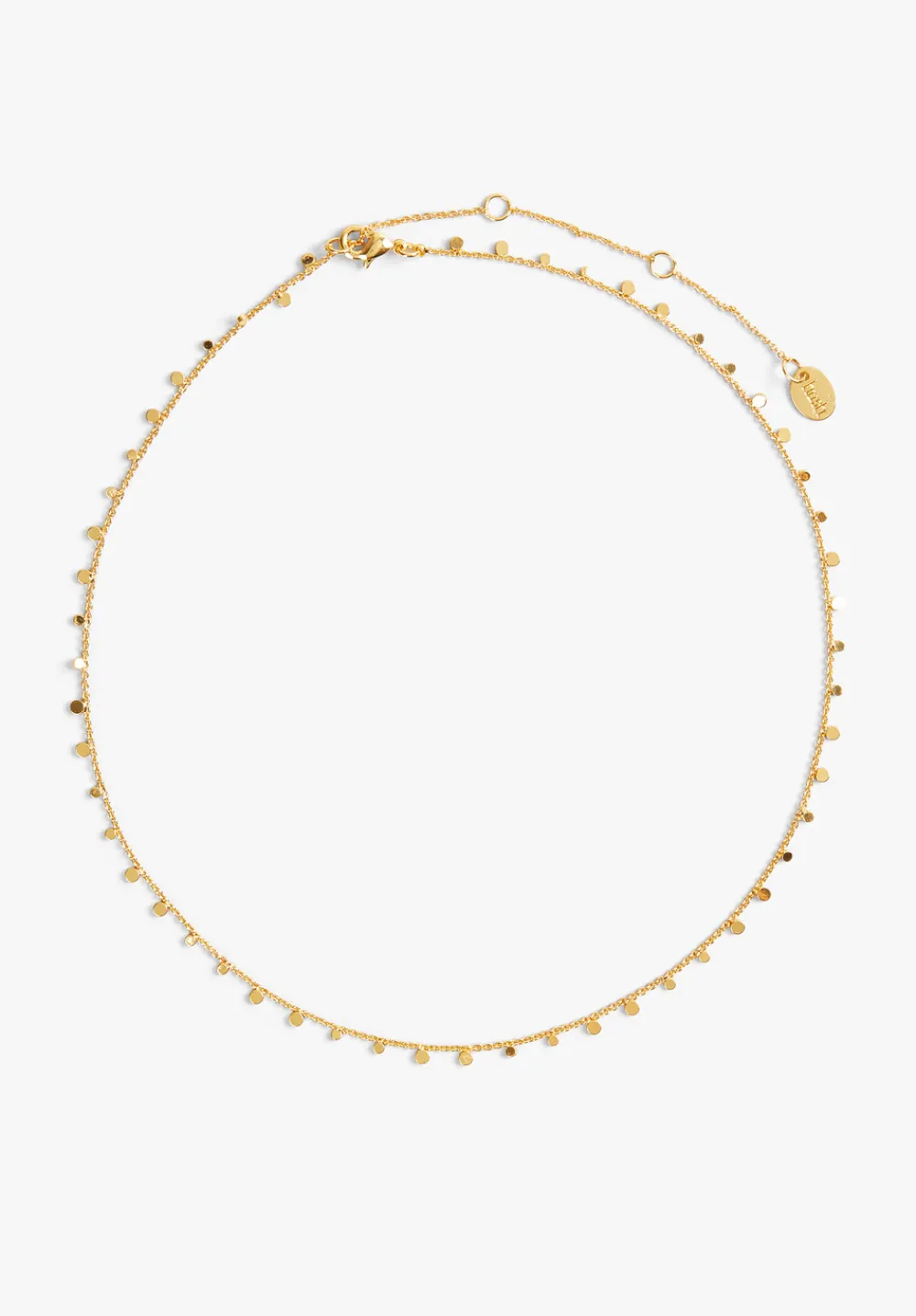 hush Jewellery|Lyra Mini Disc Choker Gold