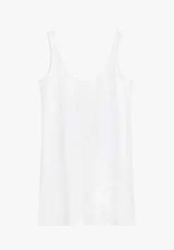 hush Tops & T-Shirts|Marcy Long Line Tank White