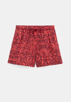 hush Shorts|Margot Air Flow Pull On Shorts Port & Red Lotus