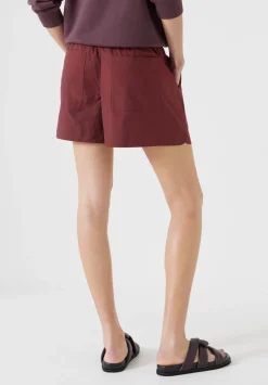 hush Shorts|Margot Technical Pull On Shorts Port Red