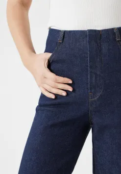 hush Jeans|Marla Cropped Jean Blue Rinse Wash