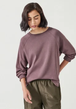 hush Tops & T-Shirts|Matilda Cotton Raglan Top Light Brown