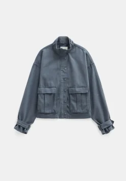 hush Jackets & Coats|Melinda Utility Jacket Grey Shadow