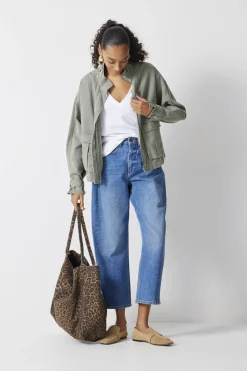hush Jackets & Coats|Melinda Utility Jacket Green