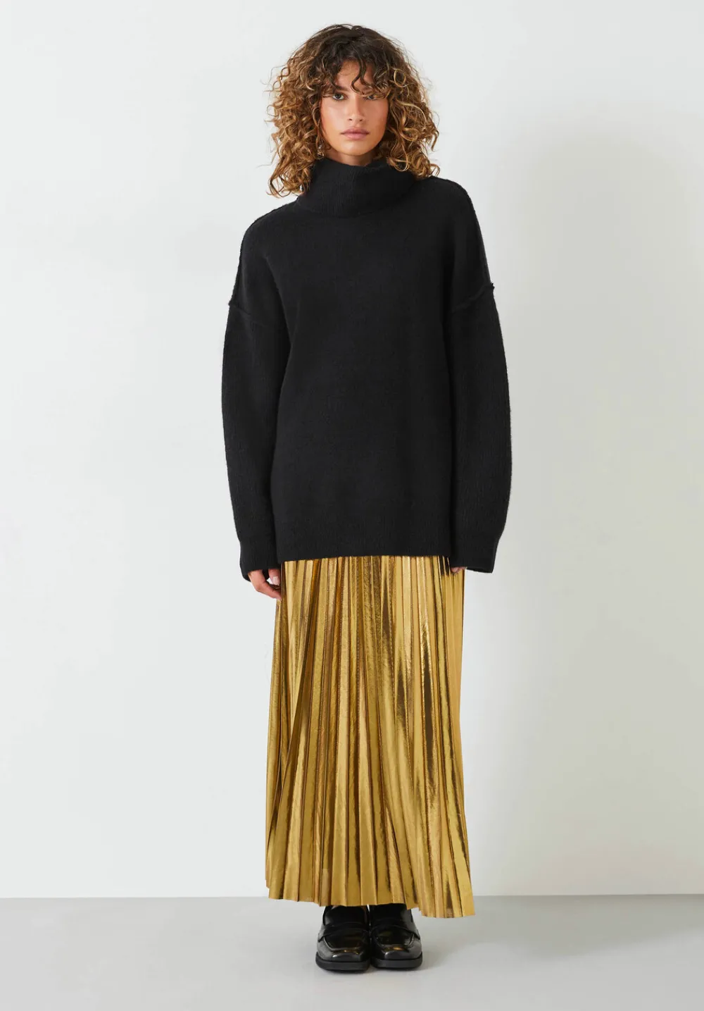 hush Jumpers & Cardigans|Meryl Roll Neck Wool Blend Jumper Black