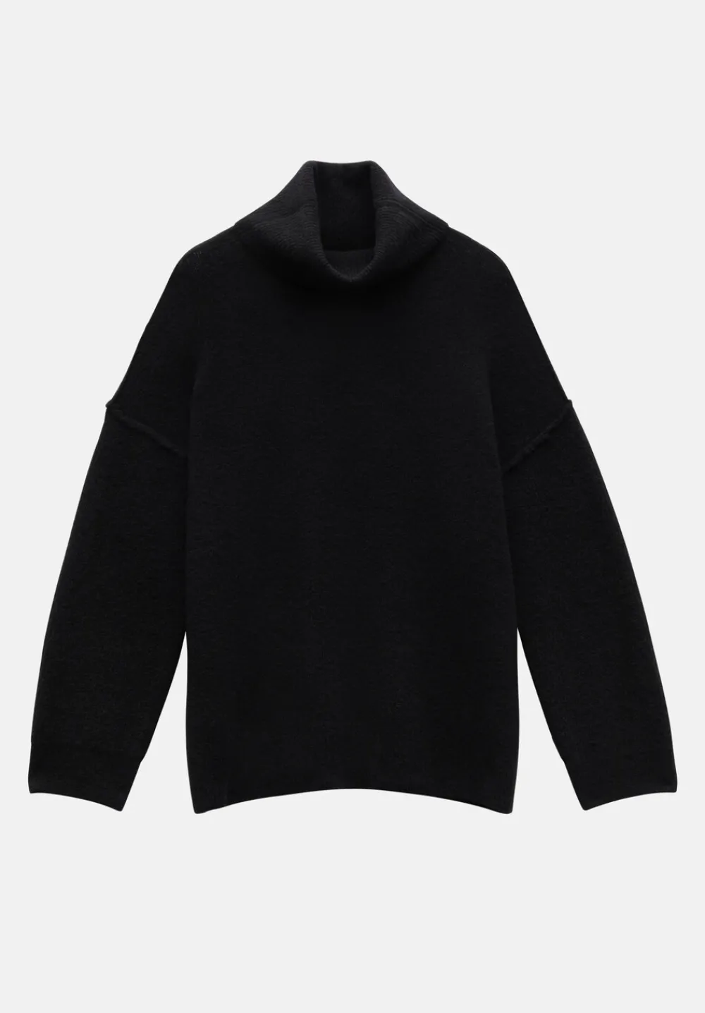 hush Jumpers & Cardigans|Meryl Roll Neck Wool Blend Jumper Black