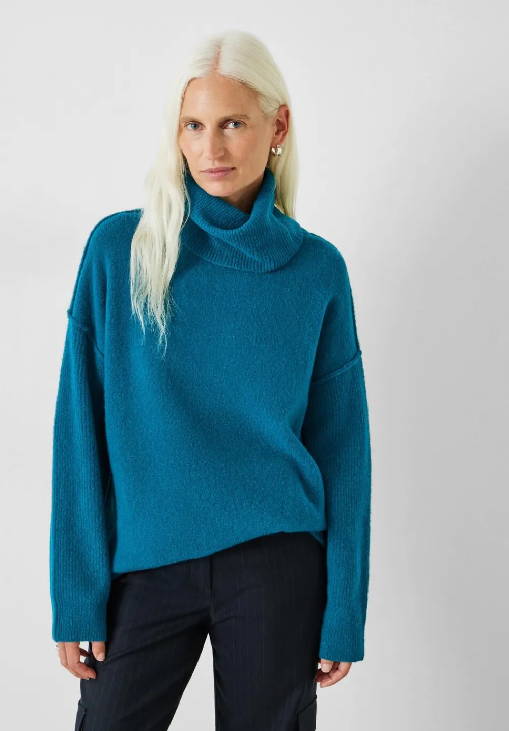 hush Jumpers & Cardigans|Meryl Roll Neck Wool Blend Jumper Teal