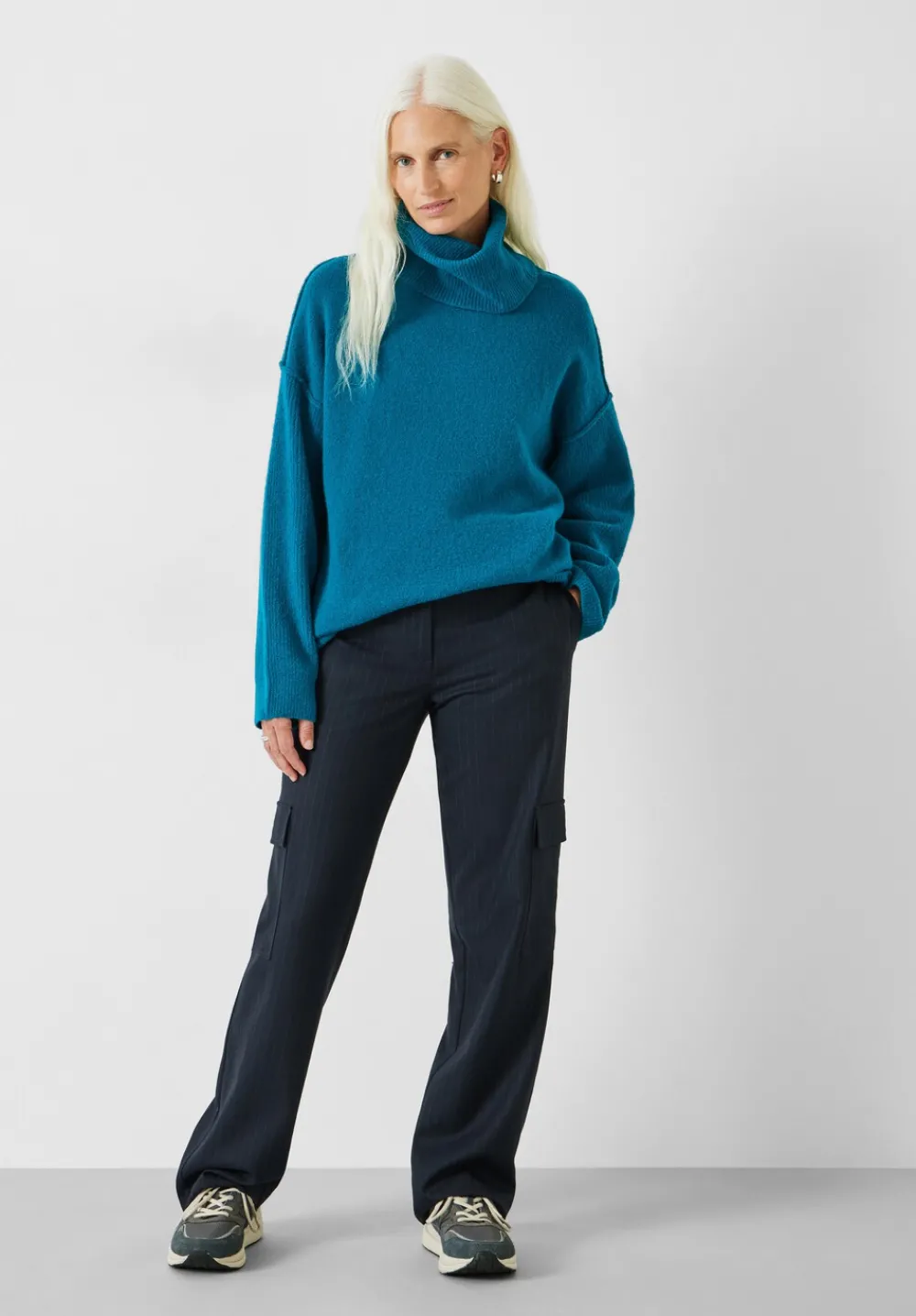 hush Jumpers & Cardigans|Meryl Roll Neck Wool Blend Jumper Teal