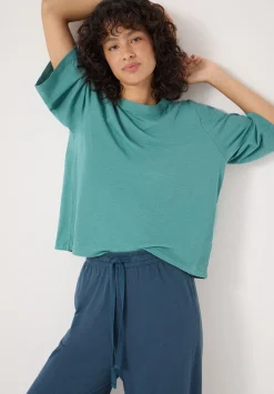 hush Pyjamas & Nightwear|Midy Cotton Slub Cord Pyjamas Teal Blue