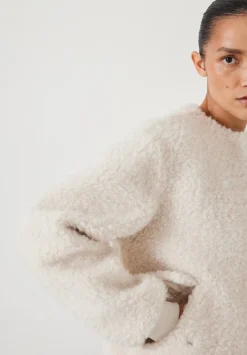hush Jackets & Coats|Miffy Faux Fur Jacket White