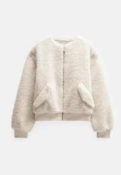 hush Jackets & Coats|Miffy Faux Fur Jacket White