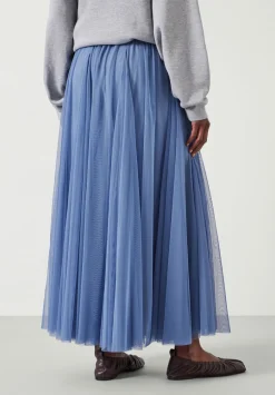 hush Skirts|Millie Tulle Maxi Skirt Pale Blue