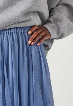 hush Skirts|Millie Tulle Maxi Skirt Pale Blue