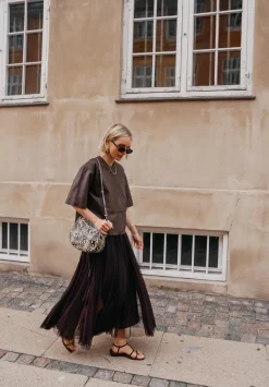 hush Skirts|Millie Tulle Maxi Skirt Plum