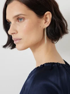 hush Jewellery|Mini Disc Drop Earrings Gold/Silver