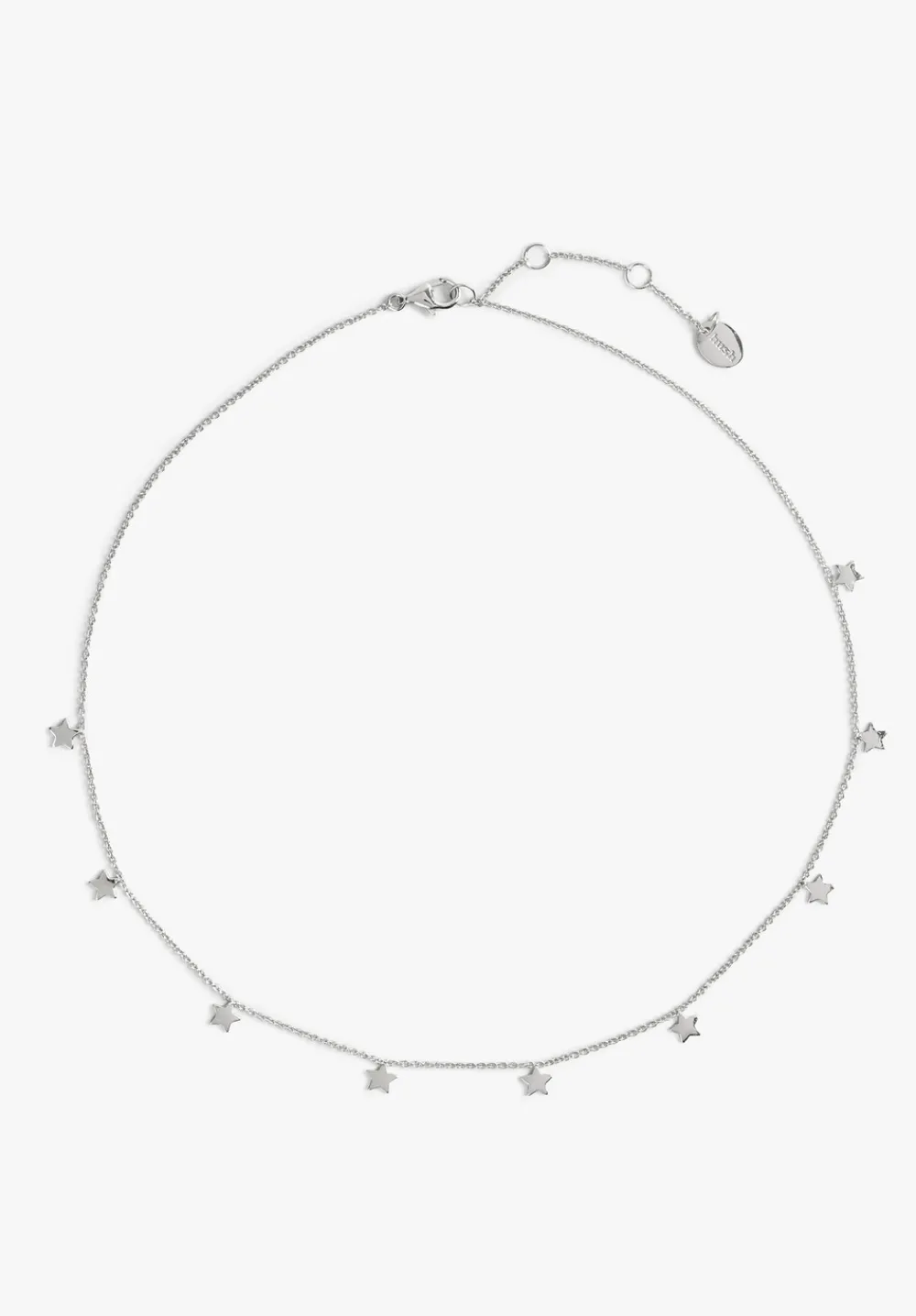 hush Jewellery|Mini Multi Star Choker Silver