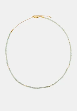 hush Jewellery|Mini Semi Precious Beaded Necklace Light Blue