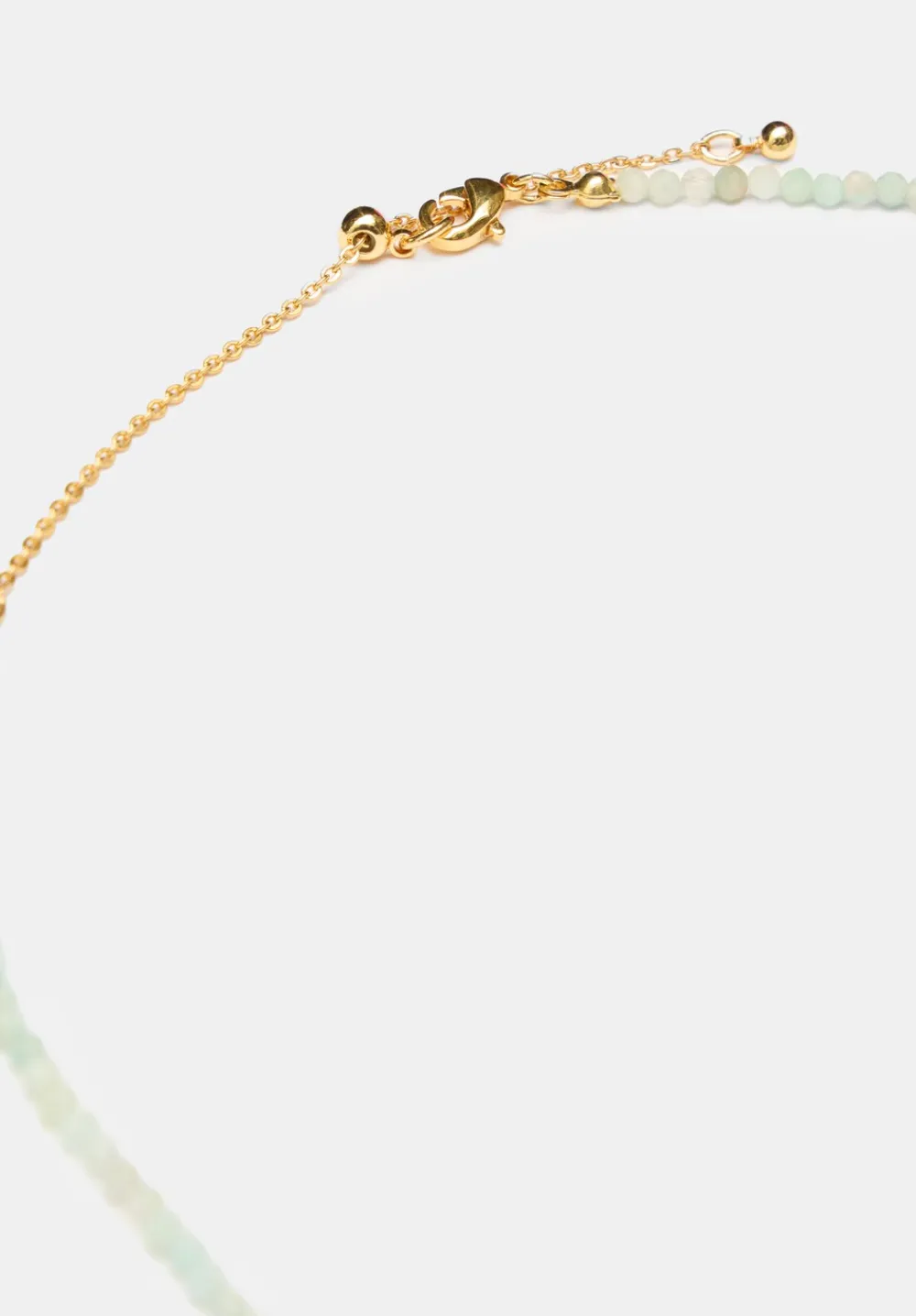 hush Jewellery|Mini Semi Precious Beaded Necklace Light Blue