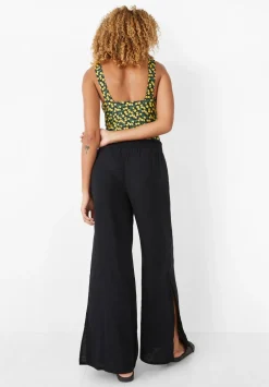 hush Trousers|Mira Beach Trousers Black