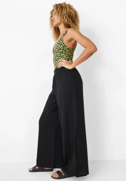 hush Trousers|Mira Beach Trousers Black