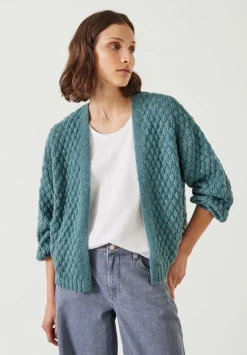 hush Jumpers & Cardigans|Mischa Textured Cardigan Sea Green