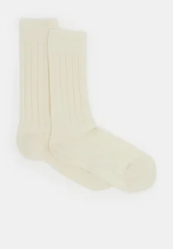 hush Socks & Tights|Murica Wool Blend Socks Cream
