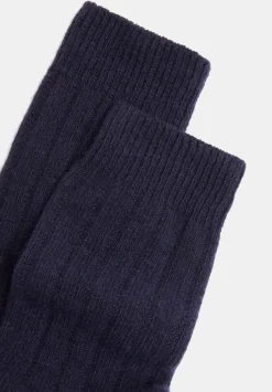 hush Socks & Tights|Murica Wool Blend Socks Navy