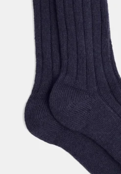 hush Socks & Tights|Murica Wool Blend Socks Navy