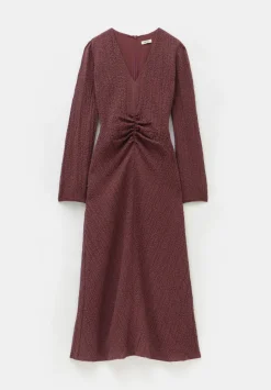 hush Dresses|Myrah Midi Dress Chocolate brown
