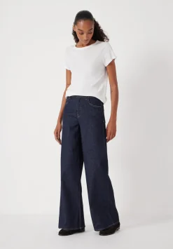 hush Jeans|Nessa Wide Leg Jeans Rinse wash
