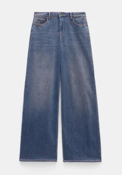 hush Jeans|Nessa Wide Leg Jeans Light Blue Grey Wash