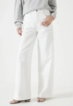 hush Jeans|Nessa Wide Leg Jeans White