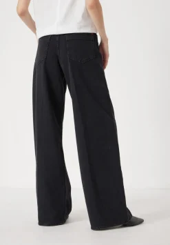 hush Jeans|Nessa Wide Leg Jeans Washed Black