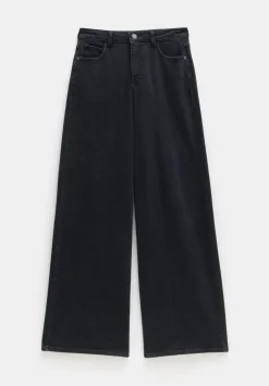 hush Jeans|Nessa Wide Leg Jeans Washed Black