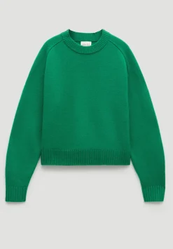 hush Jumpers & Cardigans|Nina Merino Wool Jumper Bright Green