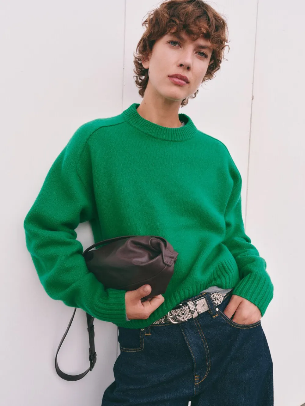 hush Jumpers & Cardigans|Nina Merino Wool Jumper Bright Green