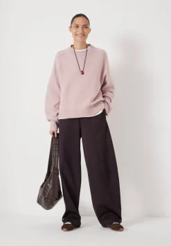 hush Jumpers & Cardigans|Nina Merino Wool Jumper Blush Pink