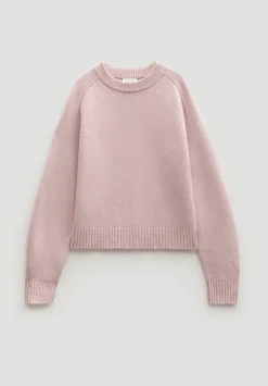 hush Jumpers & Cardigans|Nina Merino Wool Jumper Blush Pink
