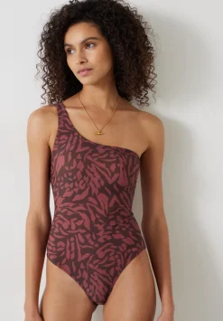 hush Swimwear & Beachwear|Oakley One Shoulder Swimsuit Sunbaked Animal