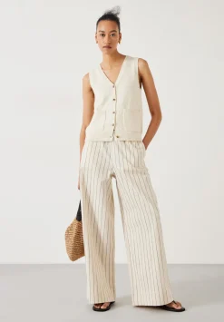 hush Tops & T-Shirts|Jumpers & Cardigans|Ottiline Knitted Waistcoat Soft White